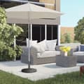 Miniatyrbillede 6 af 9: Terrasseparasol Stand, 18 kg til Ø38/48 mm Parasolstang, Ø53.5x33H cm, Bronze