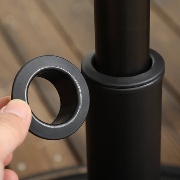 Terrasseparasol Stand, 18 kg til Ø38/48 mm Parasolstang, Ø53.5x33H cm, Bronze
