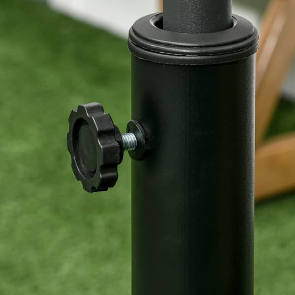 Terrasseparasol Stand, 18 kg til Ø38/48 mm Parasolstang, Ø53.5x33H cm, Bronze