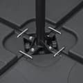 Miniatyrbillede 9 af 9: Paraplystativ, 4er-Set, 104x104x7.5 cm, Sort