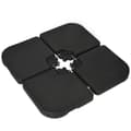 Miniatyrbillede 1 af 9: Paraplystativ, 4er-Set, 104x104x7.5 cm, Sort