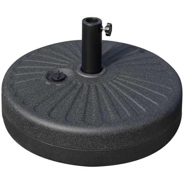 Paraplystativ, Ø51x12H cm, Sort