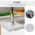 Miniatyrbillede 4 af 9: Mobil Paraplystativ, 28kg, 42x42x36 cm