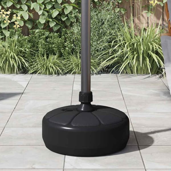 Parasollfot sand/vattenfylld 15 L svart