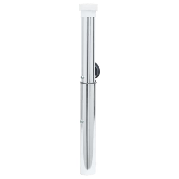 Markfäst parasollbas för 40-50 mm stång silver aluminium