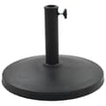 Miniatyrbild 2 av 2: Parasollfot rund polyresin 10 kg svart