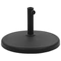 Miniatyrbild 1 av 2: Parasollfot rund polyresin 19 kg svart