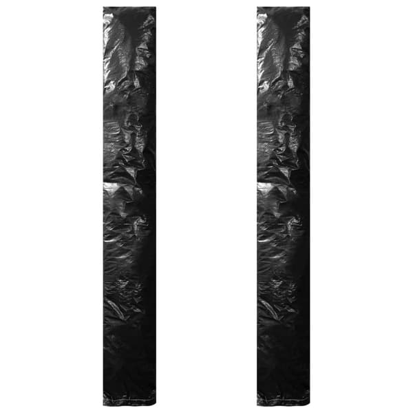 Parasolovertræk med lynlås 2 stk. 175 cm PE - Haveparasolovertræk - Haveparasoldækken - Home & Living