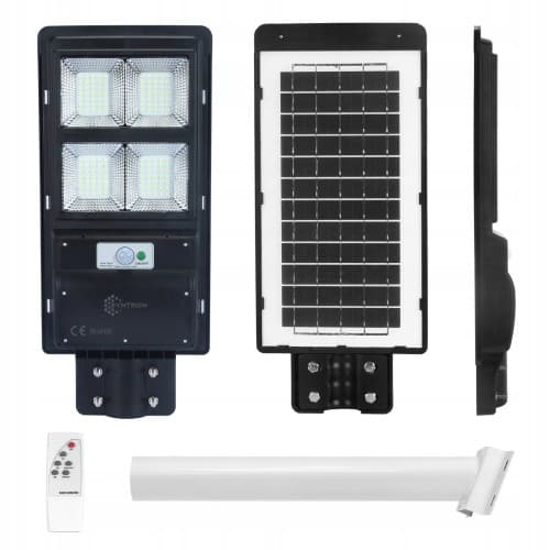 Solar Gatulampa 120W + Fjärrkontrollhållare