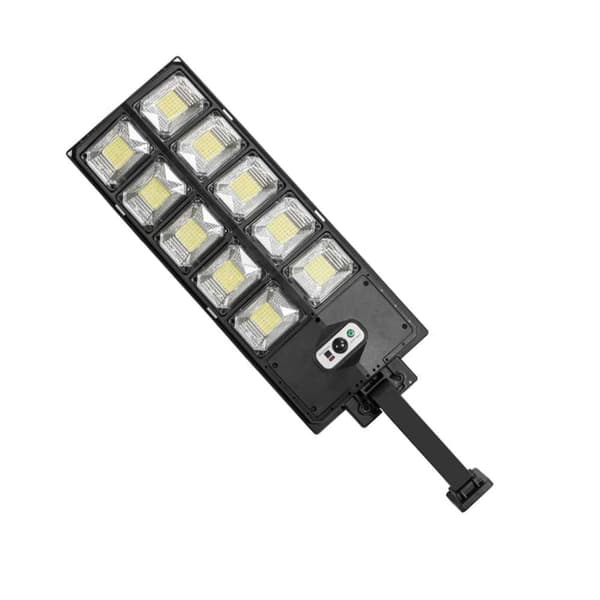 Halogen solcellegadelampe med bevægelses- og skumringssensor, 1000 W