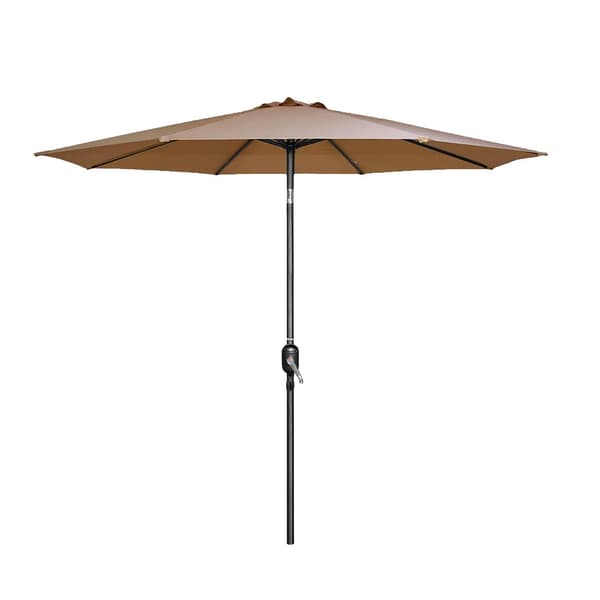 Udendørs Parasol, 270 cm Størrelse, UV Beskyttelse, Justerbar Tilt Funktion,4