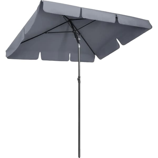 Parasol Tält Solparaply, UPF 50+ Solskydd, Regnskydd, Höjdjusterbar,Grå