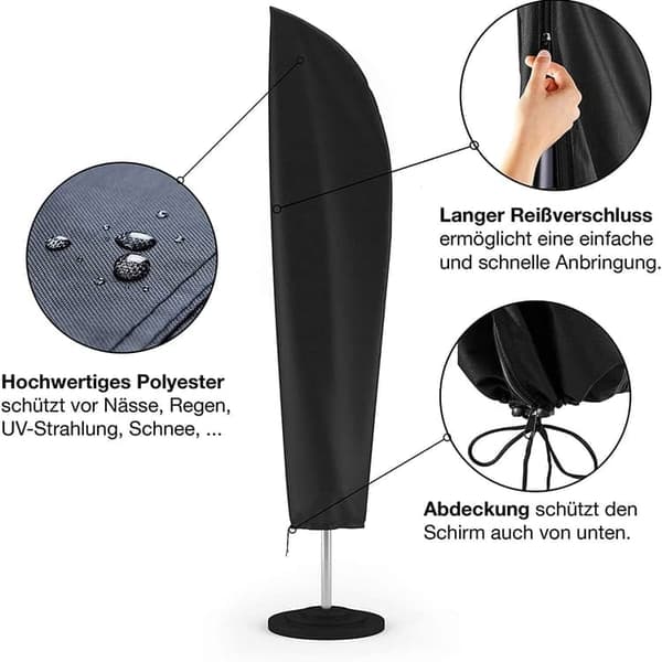 OBOSOE Aurinkovarjosuoja – Aurinkovarjoille 280 cm asti | Yleismaailmallinen