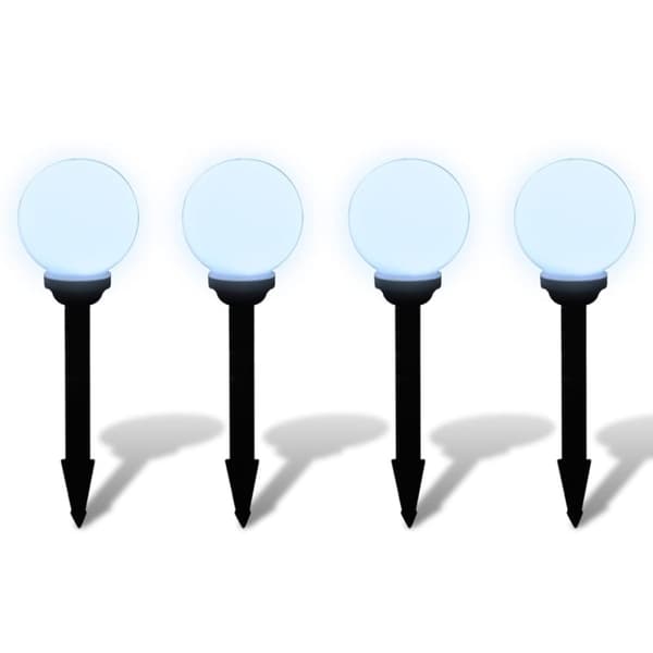 vidaXL Utomhuslampor 4 st LED 15 cm med markspett