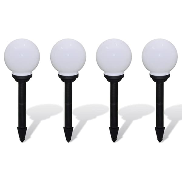 vidaXL Utomhuslampor 4 st LED 15 cm med markspett