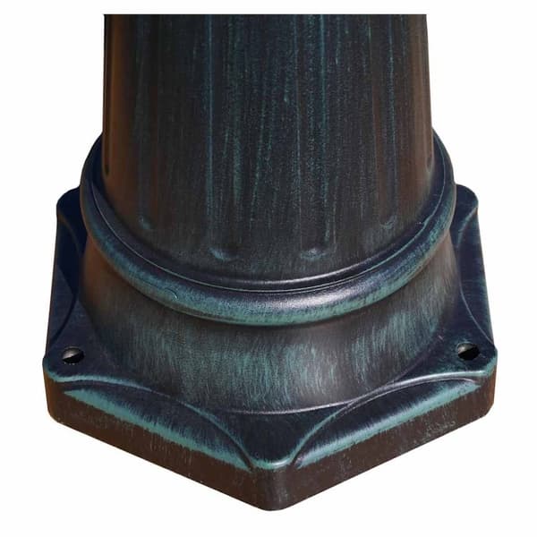 vidaXL Hagelampe 3-armet 230 cm mørkegrønn/svart aluminum