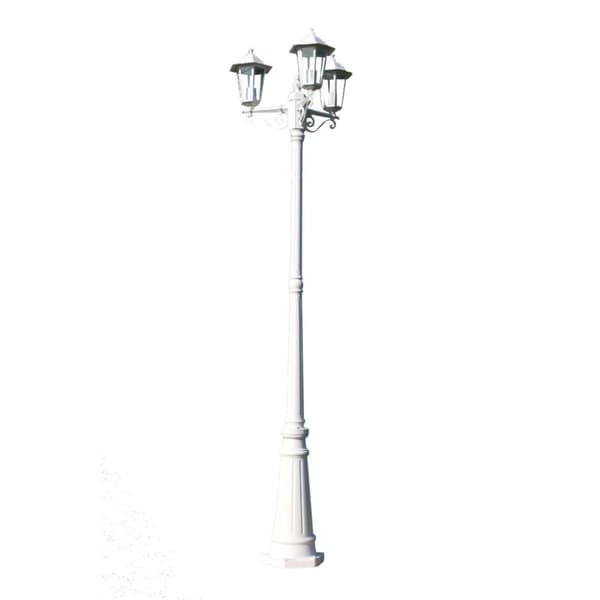 vidaXL Utebelysning Kingston 3-armad 215 cm Vit