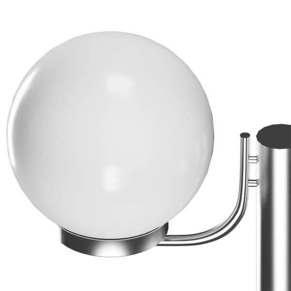 vidaXL Trädgårdslampa 2 lampor 220 cm