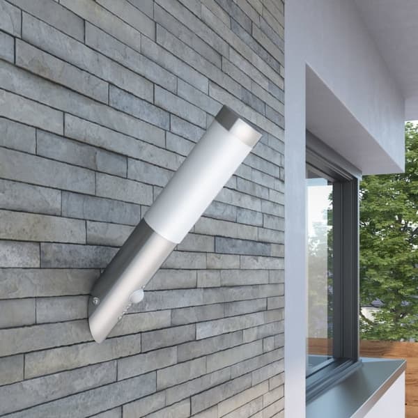 vidaXL Utebelysning Enego vägglampa med rörelsedetektor