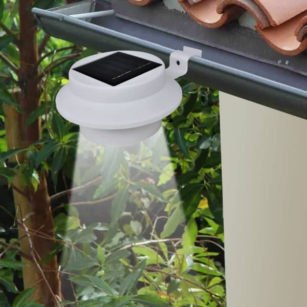 vidaXL Ytterbelysning LED Vit 6-pack Solcell