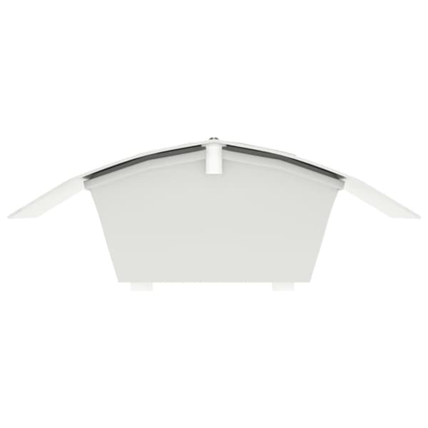 vidaXL Rustfritt stål Vanntett Vegglamper 2 stk 60W