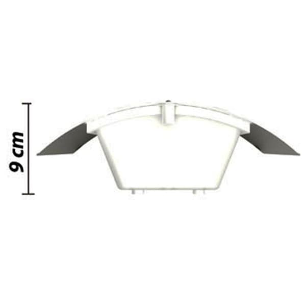 vidaXL Rustfritt stål Vanntett Vegglamper 2 stk 60W