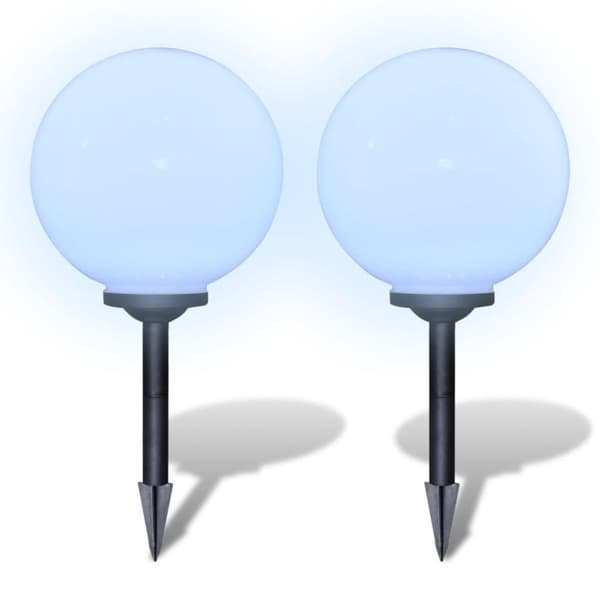 vidaXL udendørslamper 2 stk. LED 30 cm med jordspyd