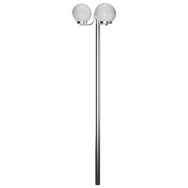 vidaXL Puutarhalamppu tolpalla 3 valoa 220 cm