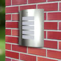 Miniatyrbillede 2 af 9: vidaXL Vandtæt væglampe i rustfrit stål 2 stk. 60 W