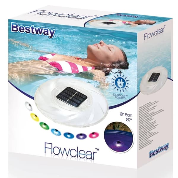 Bestway flydende solcellelampe 58111