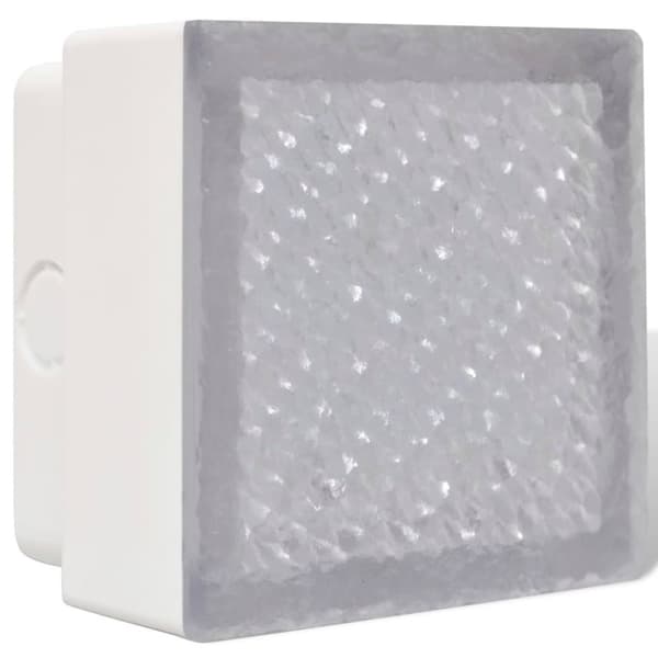 vidaXL 2 LED nedfelte lys 100 x 100 x 68 mm