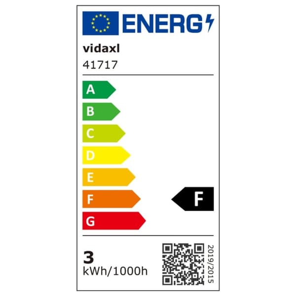 vidaXL Innfelte LED-trappelys 6 stk 44x111x56 mm