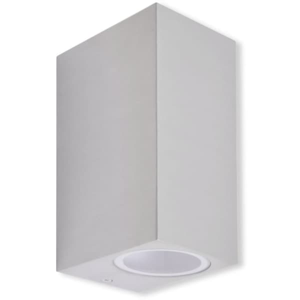 vidaXL Up- and Downlight utevägglampor 2 st