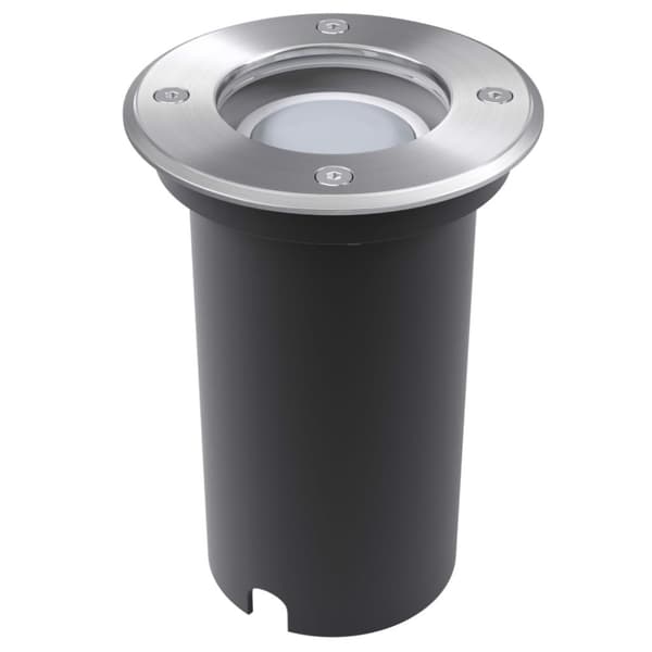 vidaXL LED-nedgravningsspots 3 stk. rund