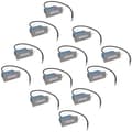 Miniatyrbillede 2 af 7: vidaXL forsænket LED-trappelys 12 stk. 44x111x56 mm