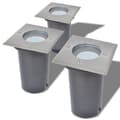 Miniatyrbillede 2 af 8: vidaXL LED-nedgravningsspots 3 stk. firkantet