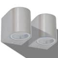 Pikkukuva 3 / 8: vidaXL LED-seinävalaisimet ulkotiloihin 2 kpl Pyöreä Alaspäin