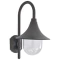 Miniatyrbilde 1 av 5: vidaXL Utendørs vegglampe E27 42 cm aluminium bronse