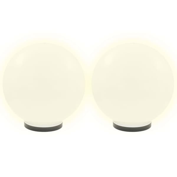 vidaXL Globlampor 4 st LED sfäriska 40 cm PMMA