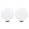 Miniatyrbilde 1 av 6: vidaXL LED-kulelamper 2 stk sfærisk 50 cm PMMA