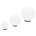 Miniatyrbilde 6 av 8: vidaXL LED-kulelamper 6 stk sfærisk 20/30/40 cm PMMA