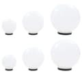 Miniatyrbilde 1 av 8: vidaXL LED-kulelamper 6 stk sfærisk 20/30/40 cm PMMA