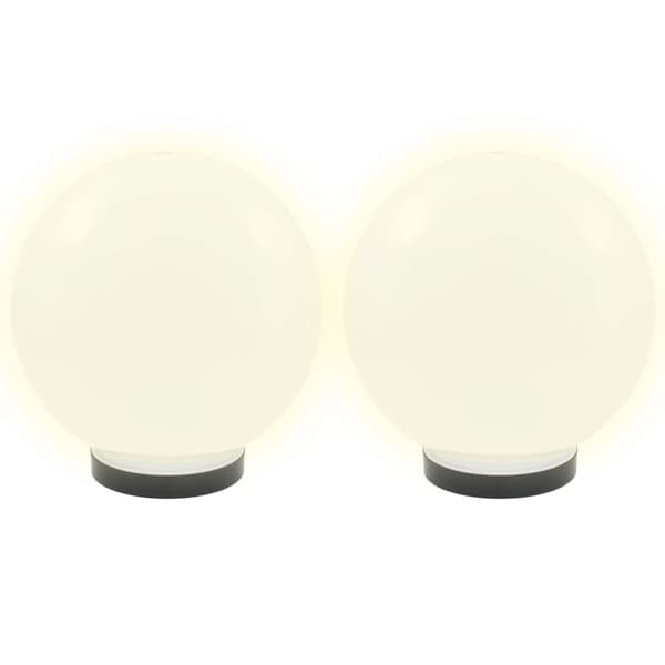 vidaXL LED-kuglelamper 4 stk. kugleformet 25 cm PMMA