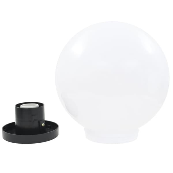 vidaXL LED-kuglelamper 4 stk. kugleformet 25 cm PMMA