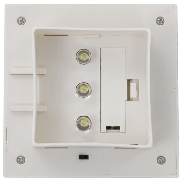vidaXL Ulkoaurinkokennovalaisin 12 kpl LED neliö 12 cm valkoinen