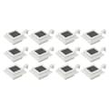 Pikkukuva 1 / 11: vidaXL Ulkoaurinkokennovalaisin 12 kpl LED neliö 12 cm valkoinen