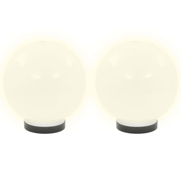 vidaXL LED-pallovalaisimet 4 kpl 20 cm akryyli