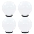 Pikkukuva 1 / 6: vidaXL LED-pallovalaisimet 4 kpl 20 cm akryyli
