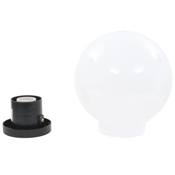 vidaXL LED-kulelamper 4 stk sfærisk 20 cm PMMA