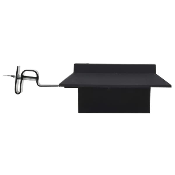 vidaXL Utendørs sollamper 12 stk LED firkantet 12 cm svart